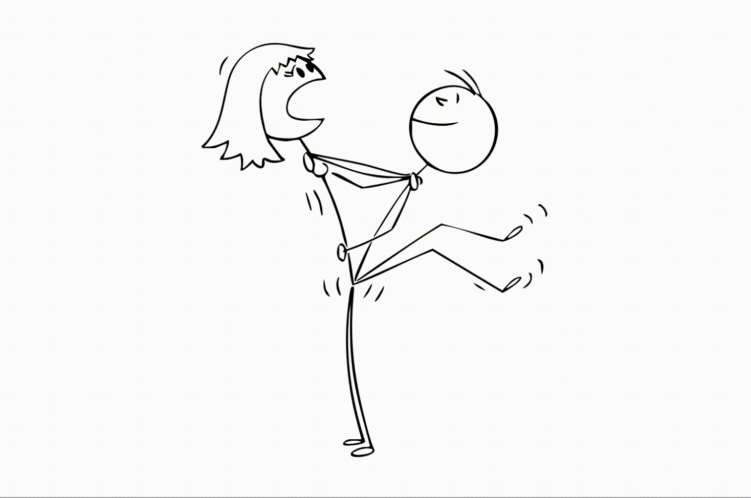 Pole dancing after green candle